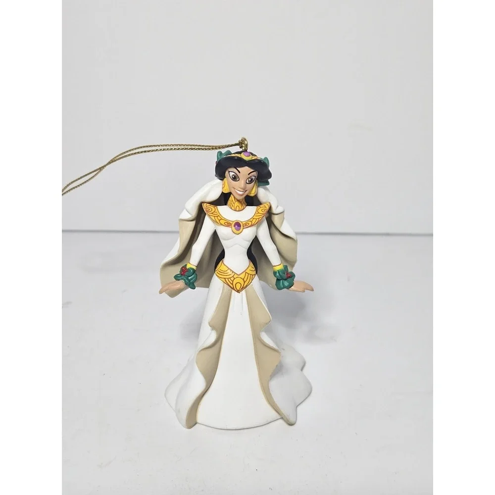 1997 Disney Grolier Princess Jasmine Wedding Dress Christmas Ornament 1st Issue